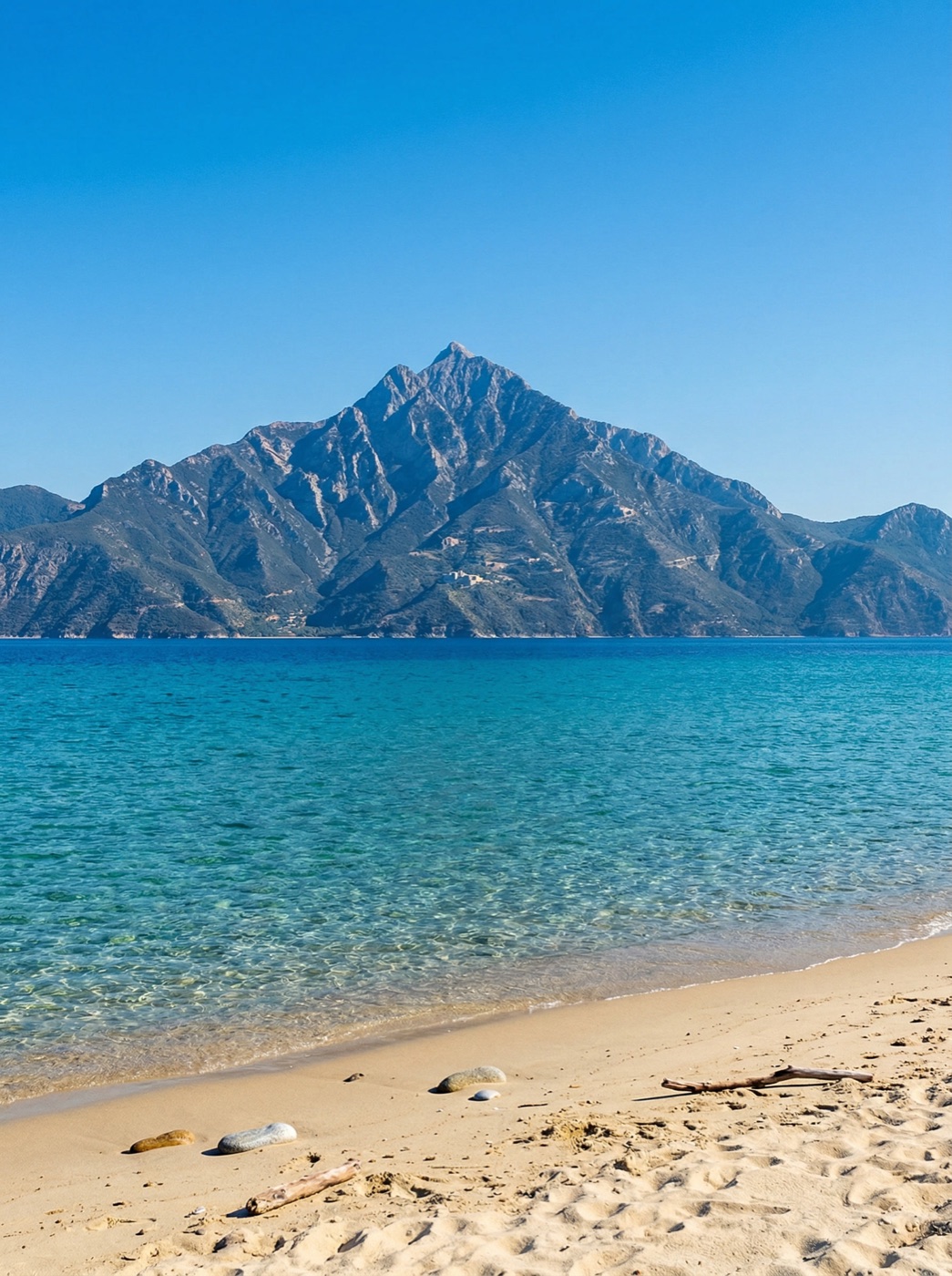Kavourotripes Orange Beach near Sarti — turquoise coves and white rock formations on Sithonia