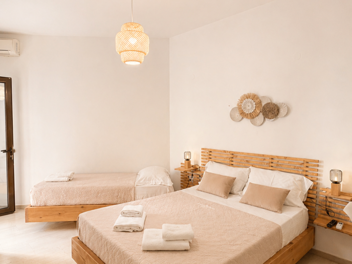 Backyard No4 — Backyard Calm direct-booking room at Anthoula House Sarti, Sithonia