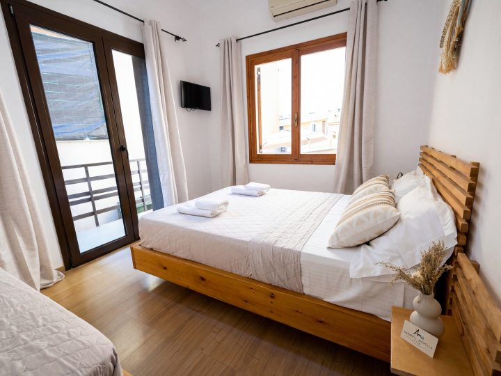 Backyard No3 — Backyard Calm direct-booking room at Anthoula House Sarti, Sithonia